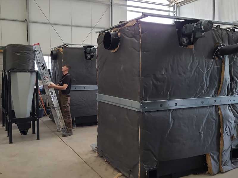 Bio-mass-boiler